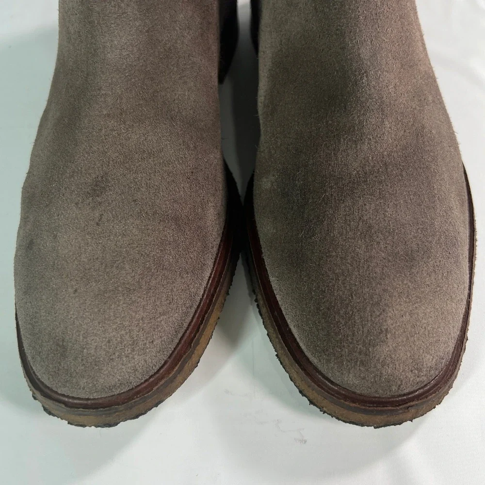 Clarks Clarkdale Gobi Men's Grey Suede Chelsea‎ Boots Size 8.5 Ankle Boots 21621